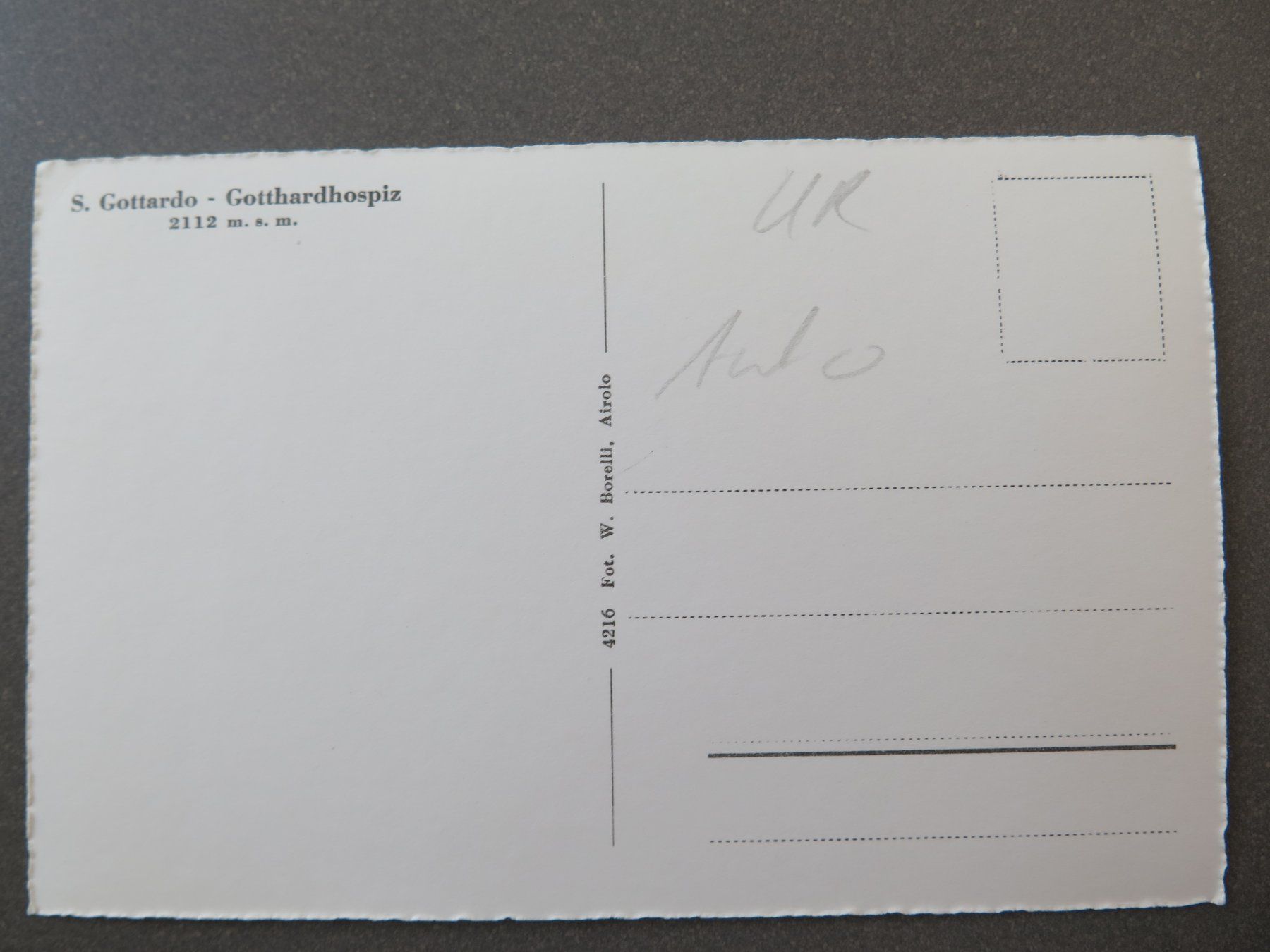 Cartoline postali: GOTTHARD-HOSPIZ - ALTE AUTOS! – Usato da Wittenbach venduto da lipasal 2