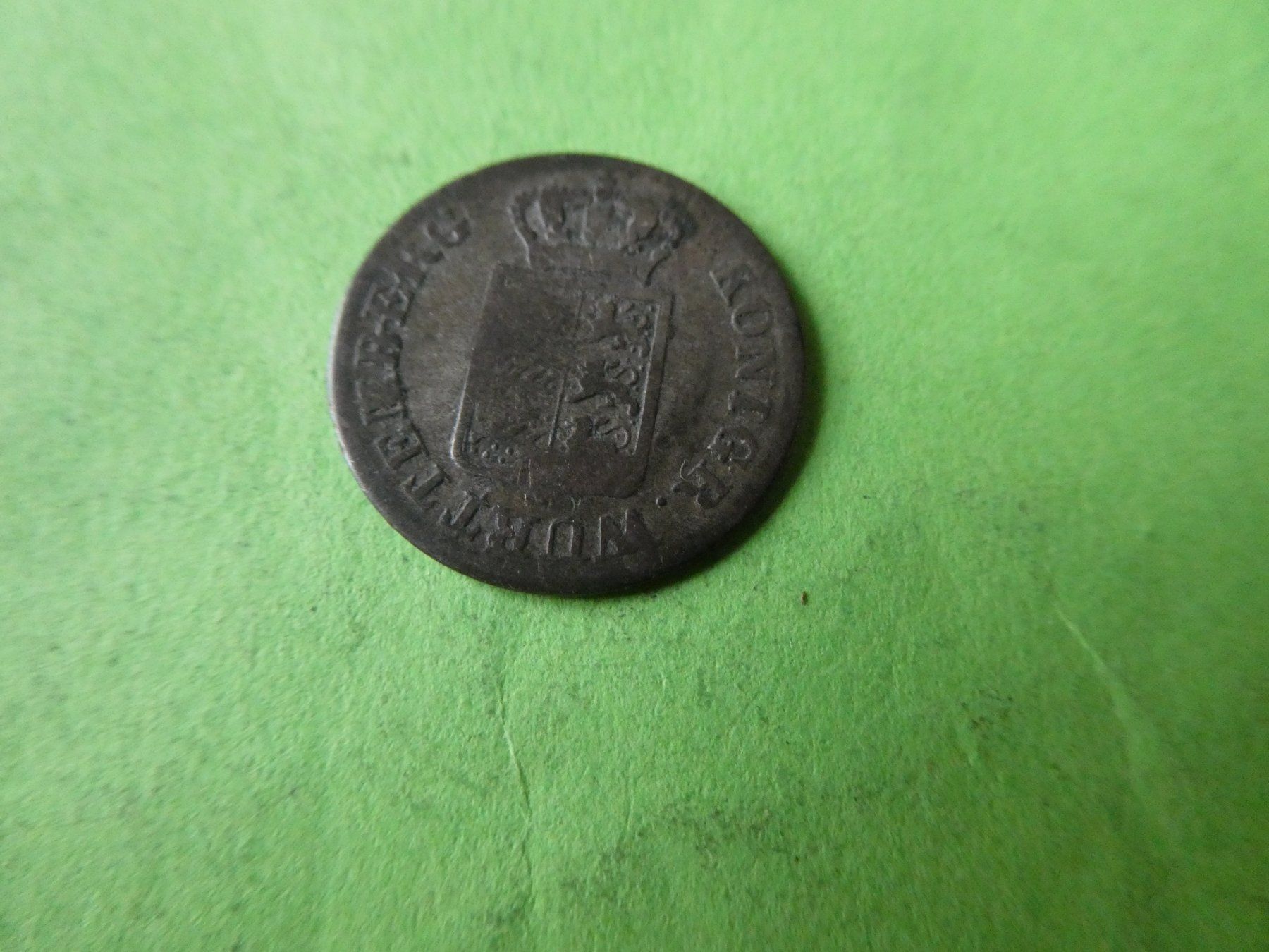 Tutti le monete: Württemberg 1839, 3 Kreuzer  - Silber – Usato da Hinterforst venduto da Rohusri 1