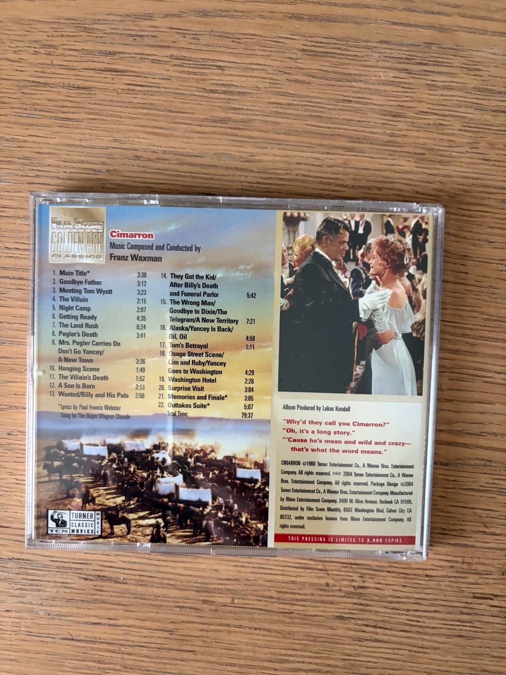 CDs: CD CIMARRON PAR FRANZ WAXMAN – Gebraucht aus Geneve von tigre69 1