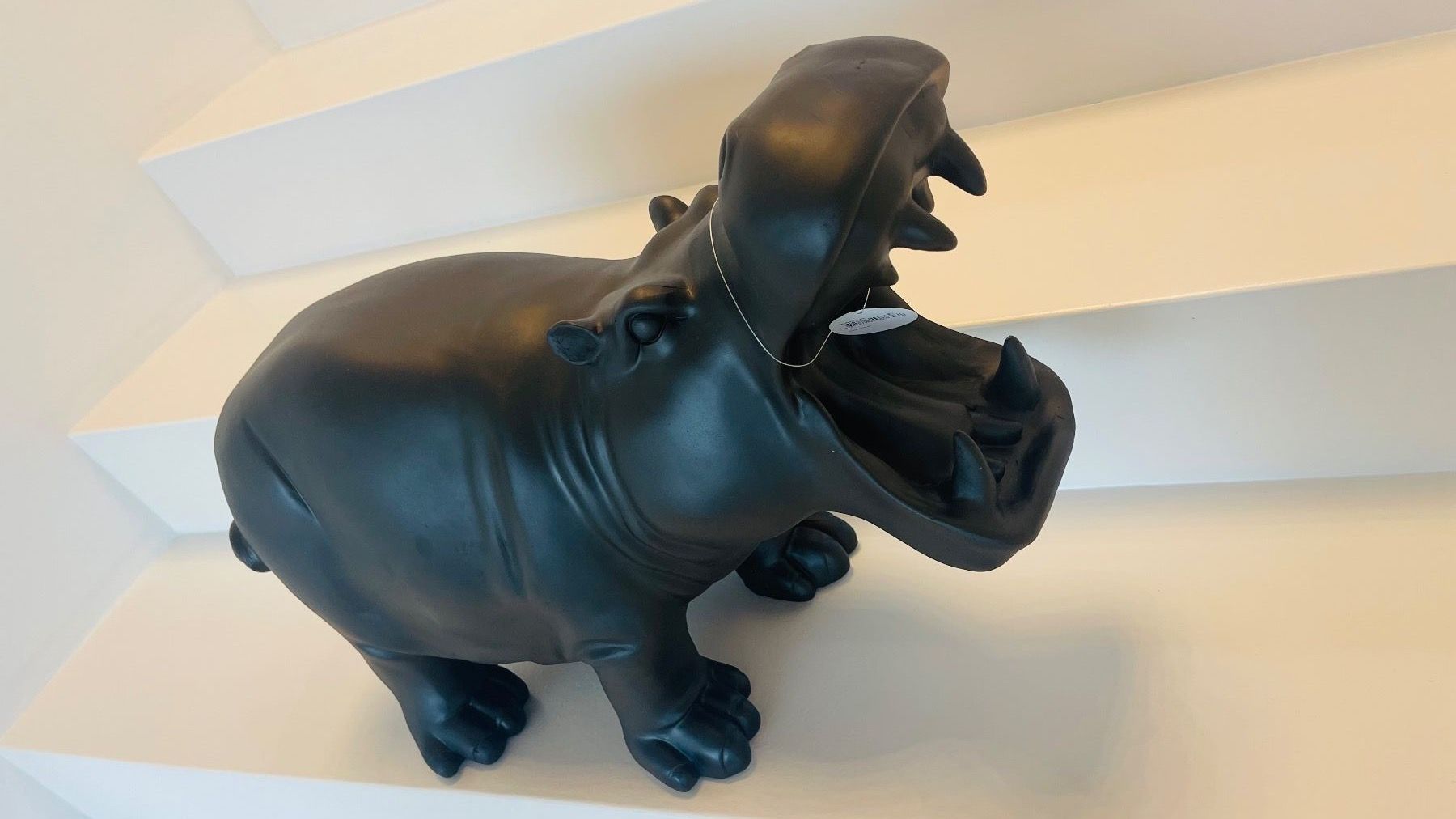 Statuette: Grosse Deko Figur Nilpferd Schwarz  Hippotamus – Nuovo (secondo la descrizione) da Oberbuchsiten venduto da aria783 4