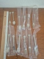 6 petites cuillères + 6 fourchettes à dessert NEUF C39