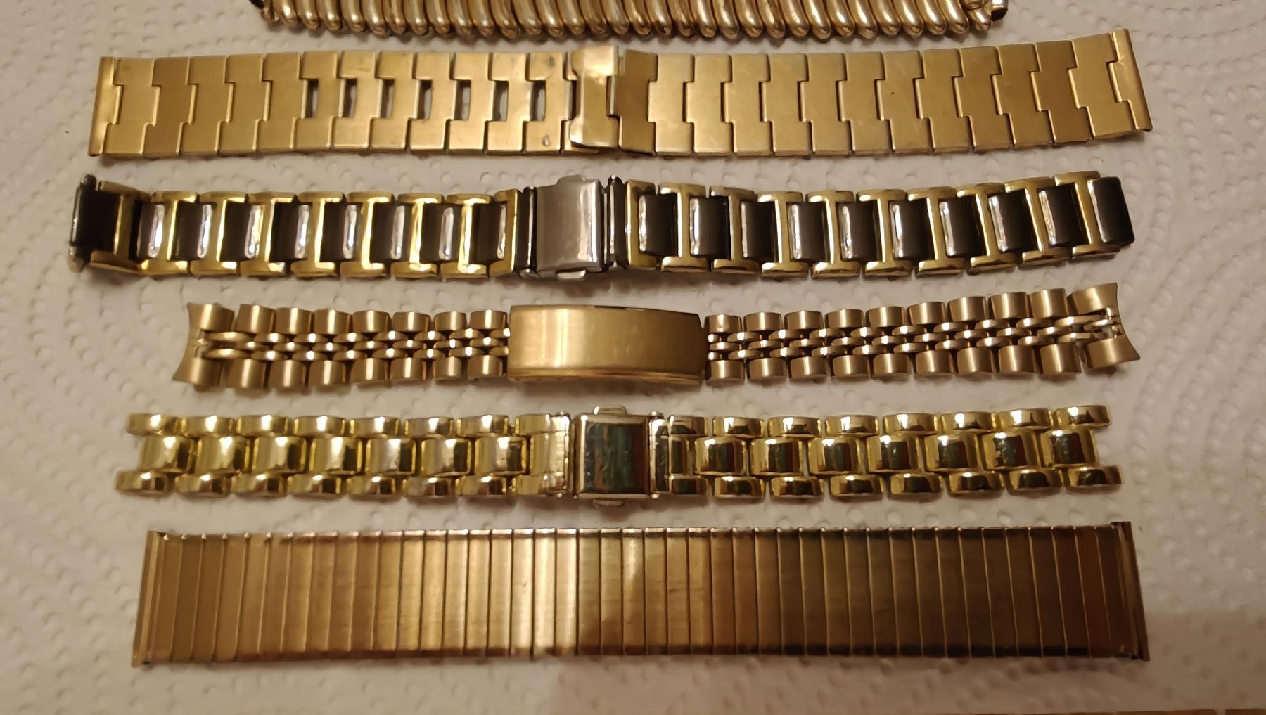 Bracciali & Braccialetti: Uhrenarmbänder Set goldfarben gebraucht – Usato da Riehen venduto da Wolke3 1