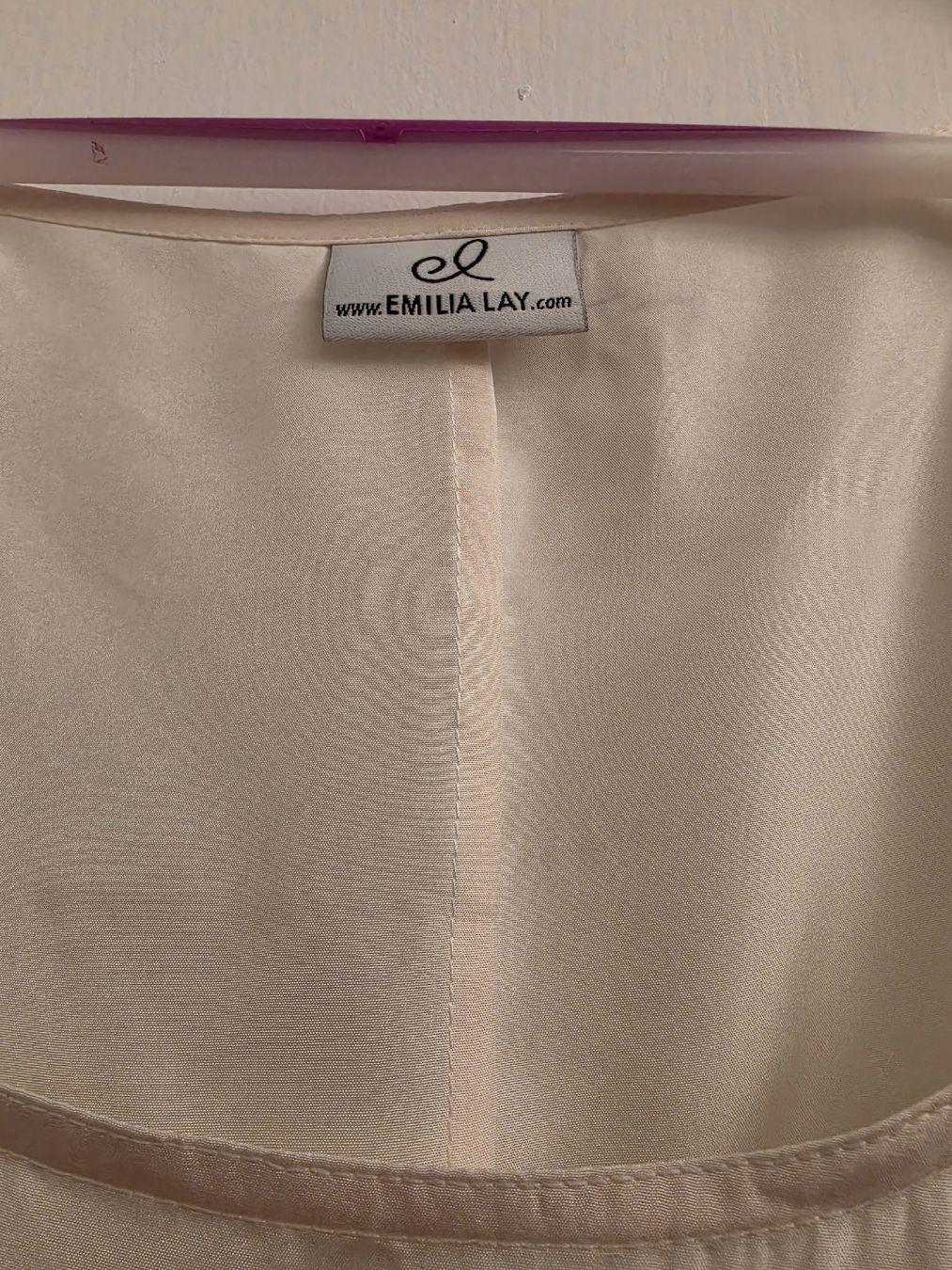 Tops: Top taille CH 54, soie et sequins – Neu (gemäss Beschreibung) aus Genève von Duelle 2