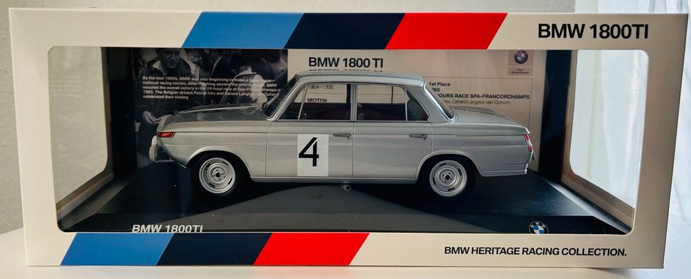Modellauto BMW 1800 TI /1965/ 1:18 / BMW HERITAGE COLLECTION | Kaufen ...