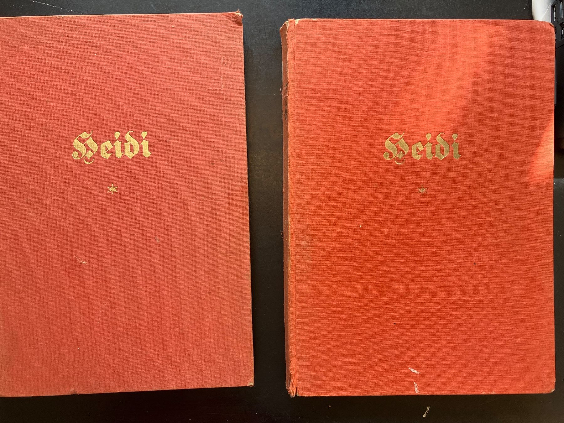 Livres: Heidi, 2 Bände, Silva, alt. – D'occasion à Wangen ZH par day01