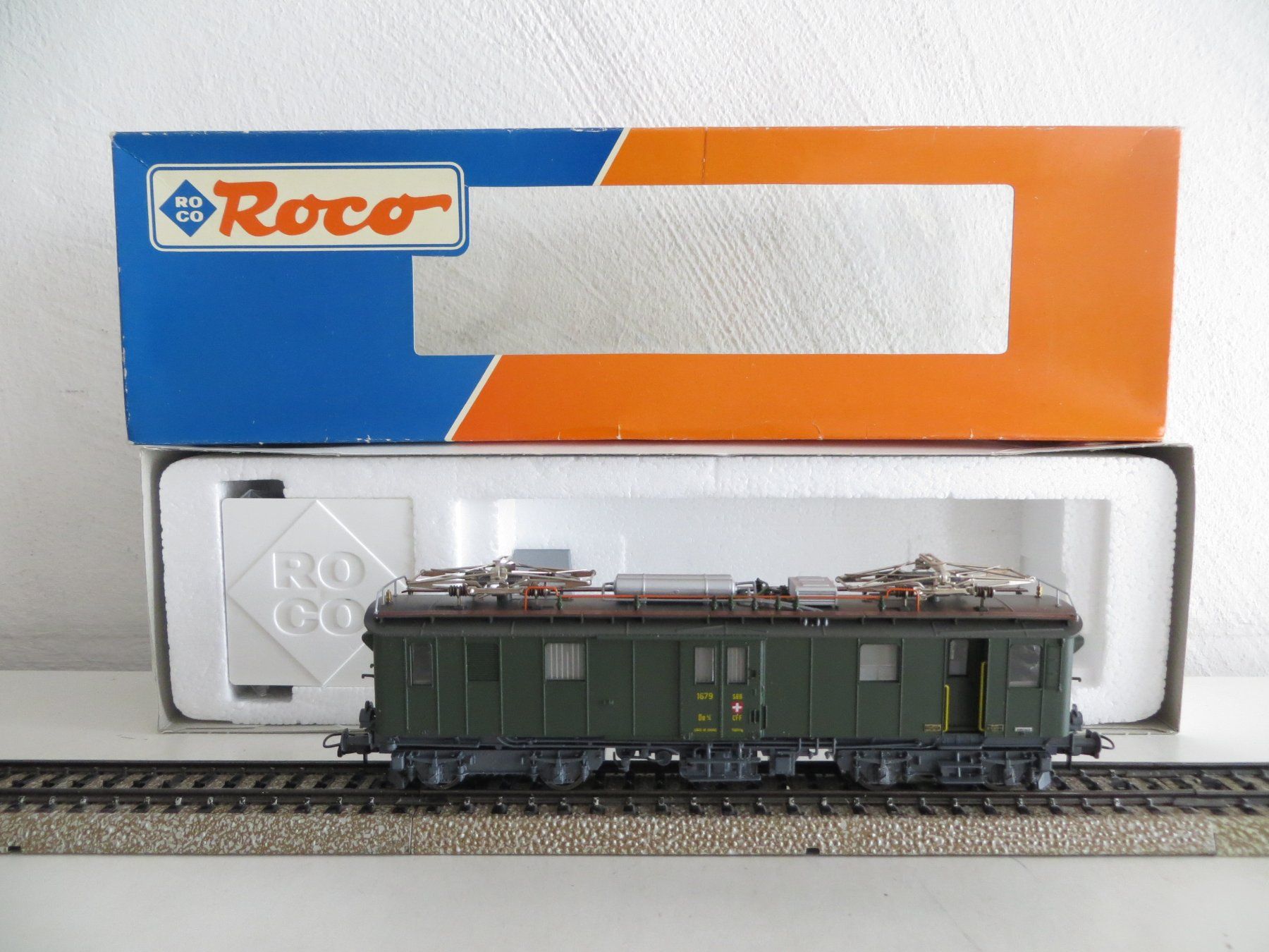 Roco H0: De 4/4 1679 grün der SBB, 43950, WS, in OVP (Gebraucht