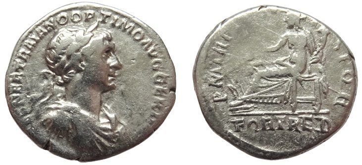 Tutti le monete: TRAJAN silver denarius (114-117 AD) – Usato da La Sarraz venduto da classicworldcoins