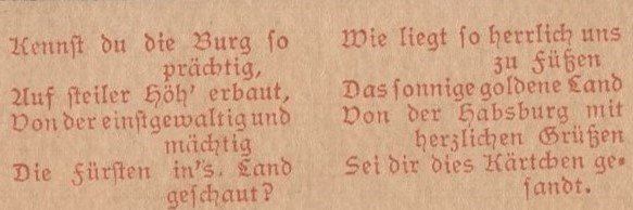 Ansichtskarten: Schloss Hababurg – Gebraucht aus Aarau von kufi44 2