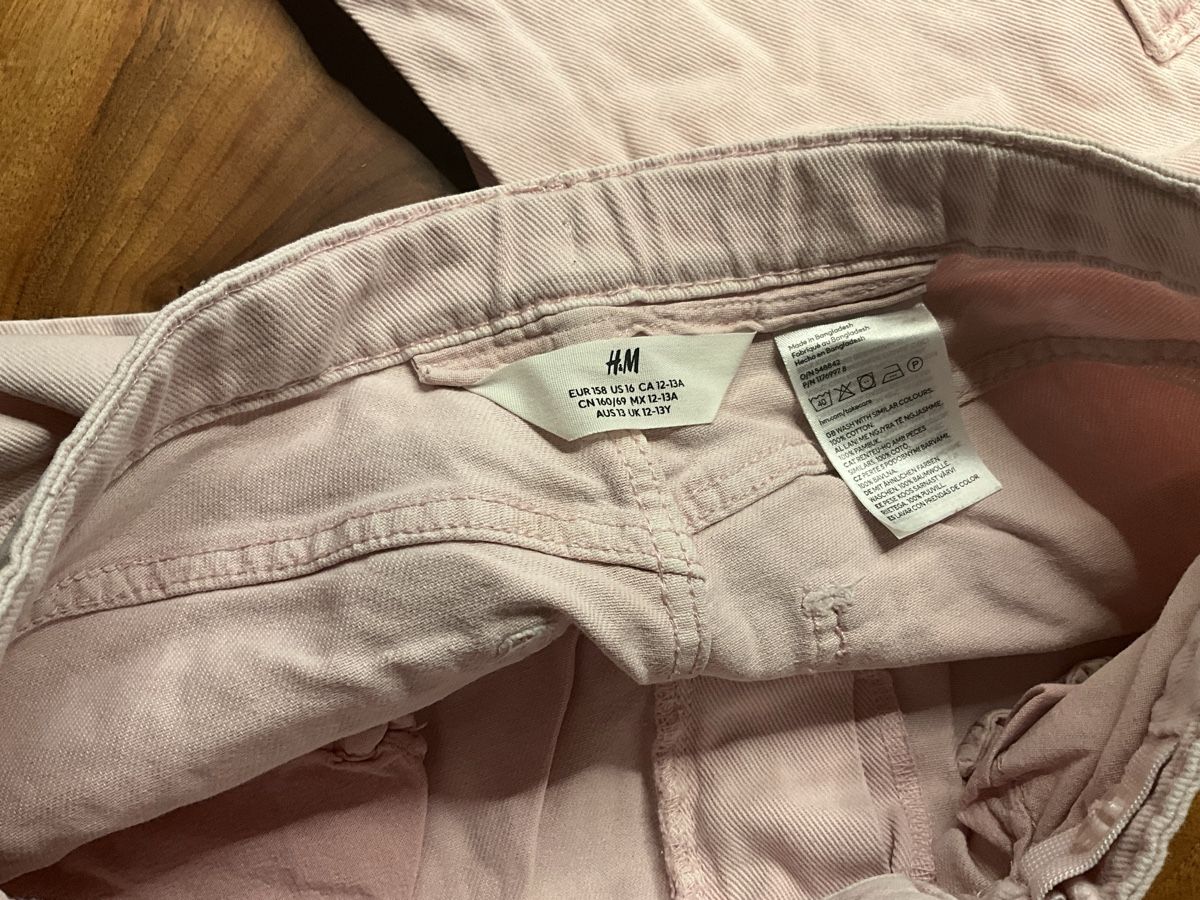 Hosen: Cargo Hose rosa, 158, wie neu – Neu (gemäss Beschreibung) aus Oberhof von Hibrzel 2