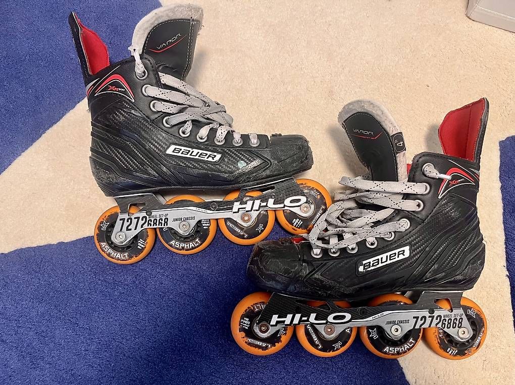 Pattini in linea & Pattini a rotelle: Bauer Inline Hockey Skates Gr 37.5 – Usato da Zug venduto da Artina