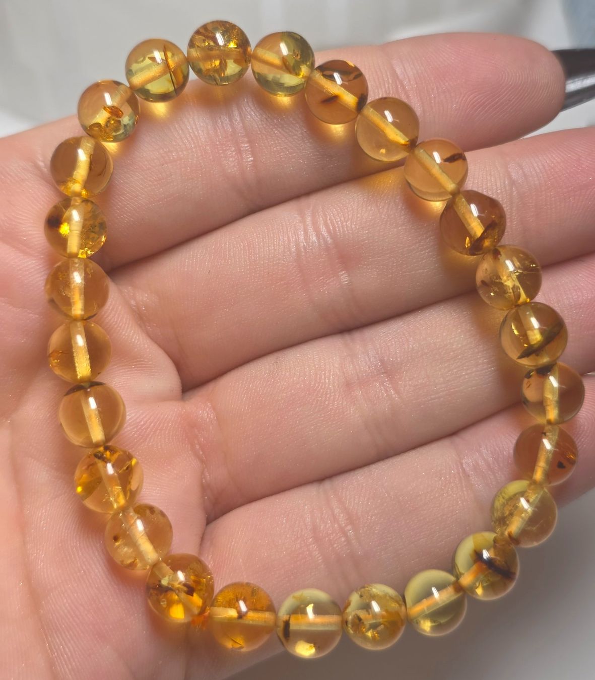Minerali & Pietre curative: Bernstein Armband E – Nuovo e nell'imballaggio originale da Matzingen venduto da Shay_Crystalz