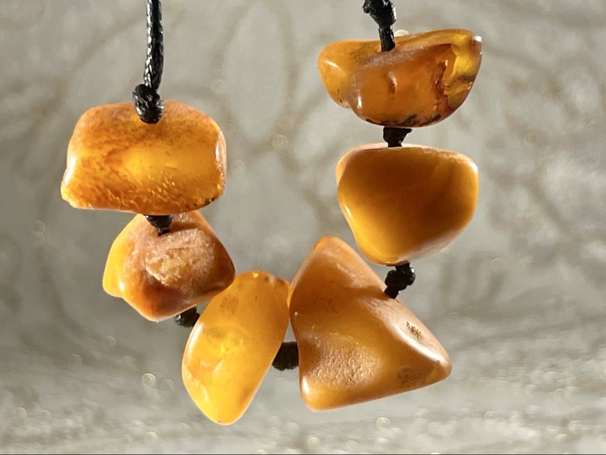 Catenine: Collier en ambre de la Baltique véritable – Usato da Genève venduto da DELIRBEADS 8