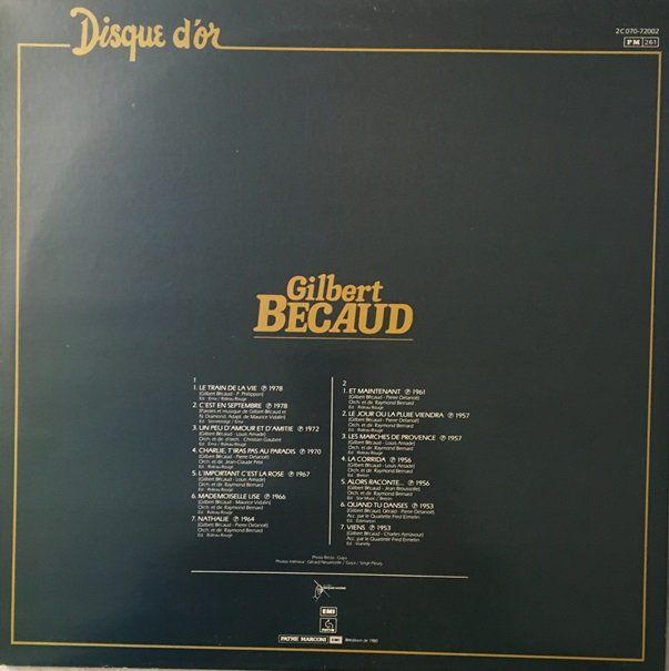Schallplatten: Gilbert Bécaud – Disque d’or (LP) – Gebraucht aus Grüningen von dptal1898 1
