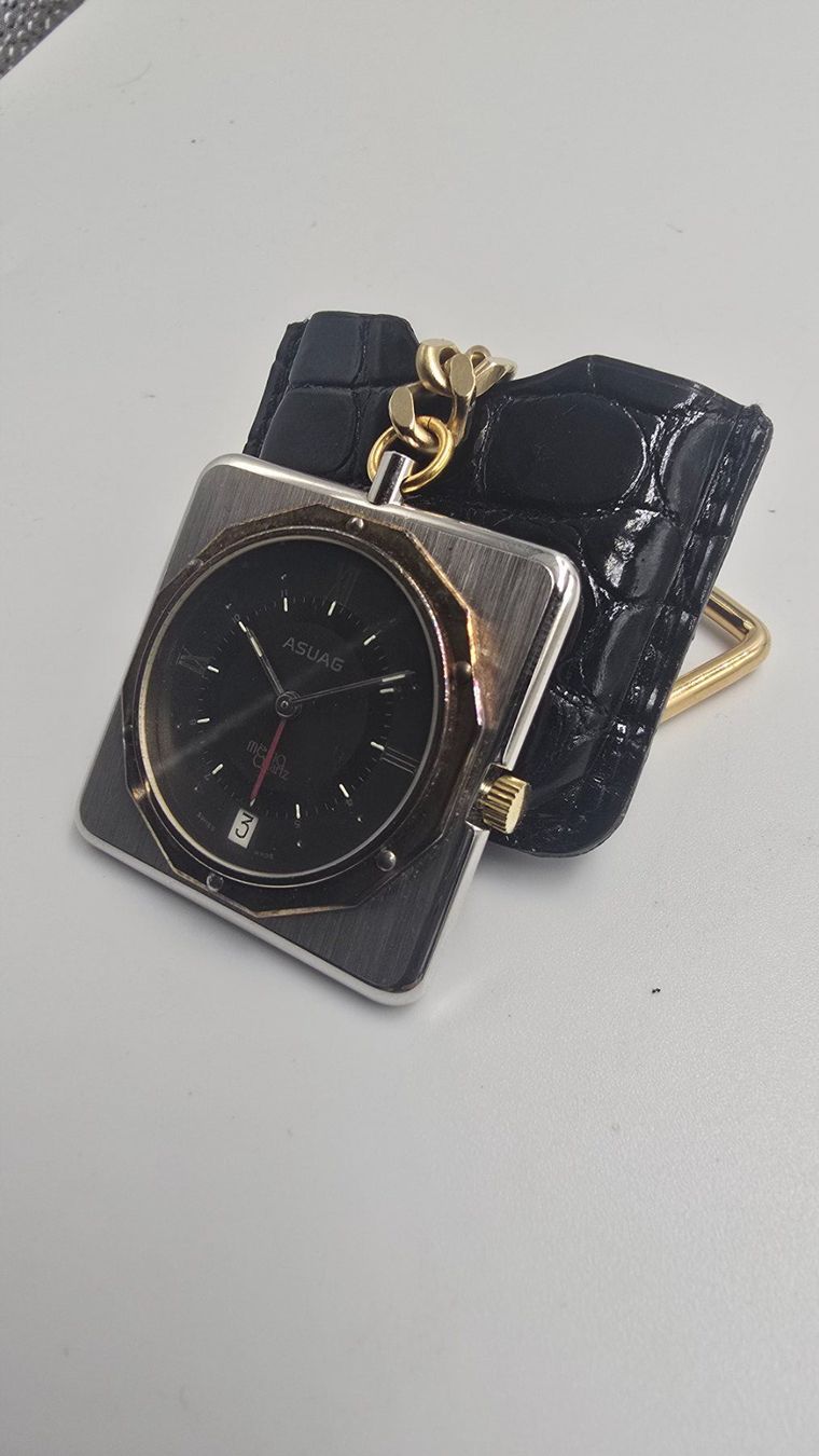 Wecker: ASUAG pendulette de bureau-reveil – Defekt aus La Chaux-de-Fonds von curtitswisswatches 1