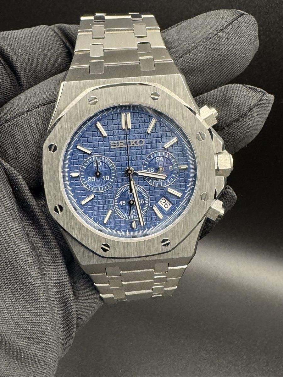 Uhren: Seikoak Royal Oak Chronograph Blue – Neu und originalverpackt aus Arnegg von watch-shop