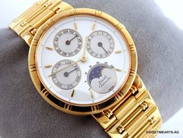 PIAGET DANCER 18K TRIPLEDATE 15953 MONDPHASE AUTOMATIK