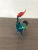Un petit coq en verre - figurine