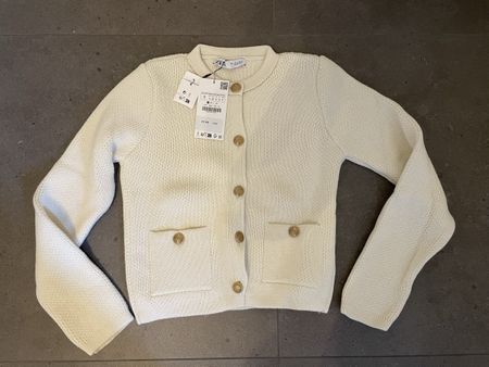 Giacchetto panna Zara con bottoni oro