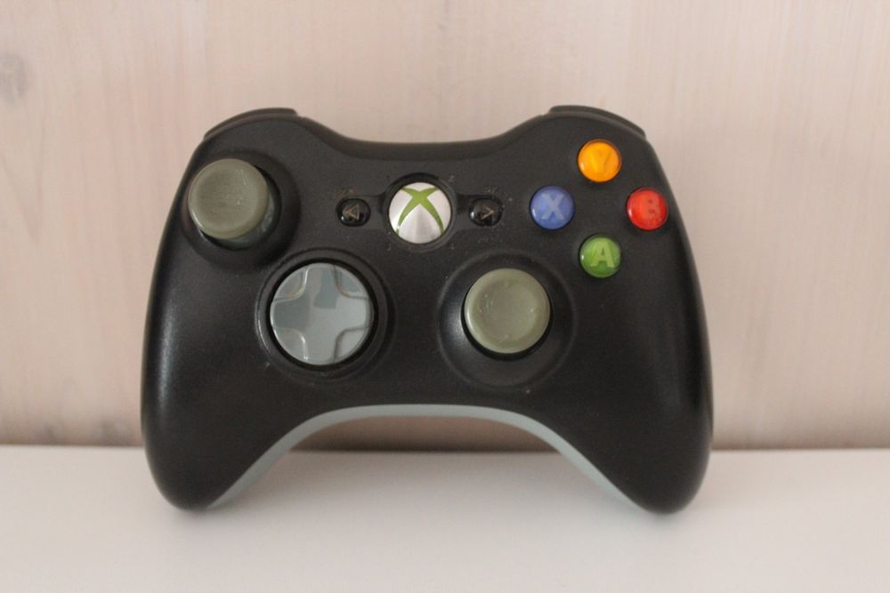 controller xbox 360 nero originale microsoft