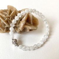 Bergkristall Armband / Bracelet en cristal de roche éclaté
