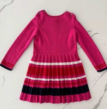 Warmes Jacadi Kleid rosa 4 Jahre
