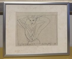 Zeichnung Hand signiert 
