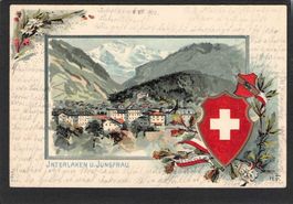 AK,BE Interlaken und Jungfrau , 1902