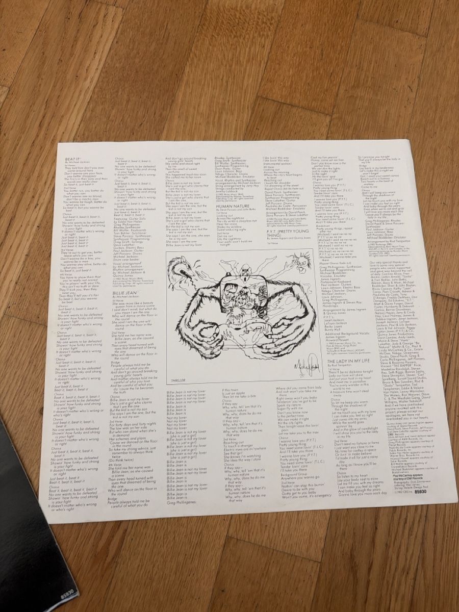 Dischi in vinile: Vinyl Platte Michael Jackson Thriller gebraucht – Usato da Lenzburg venduto da flyfun 1