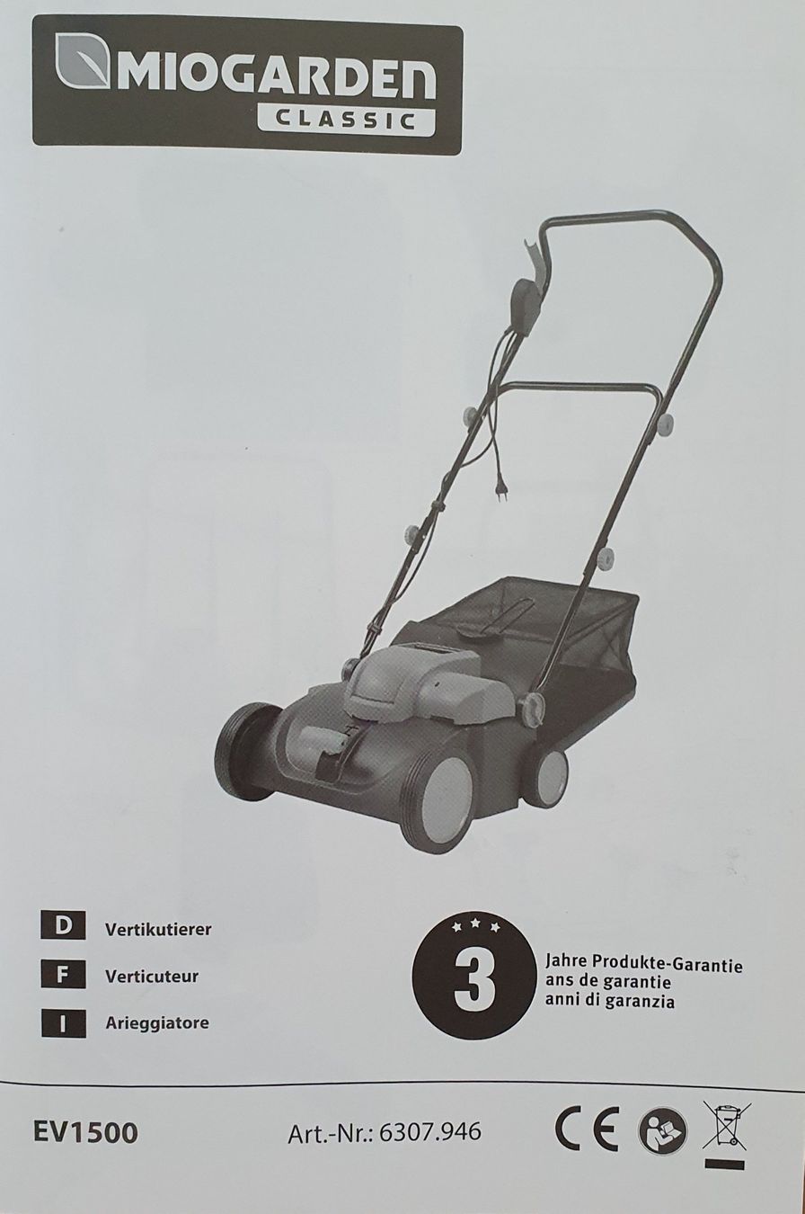 Bodenbearbeitungsgeräte: Vertikutierer MIOGARDEN CLASSIC EV1500 – Gebraucht aus Altendorf von Milena1111 3