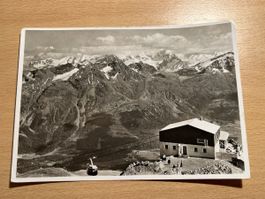 Alte Ansichtskarte Corviglia, St. Moritz, 1958, Rarität