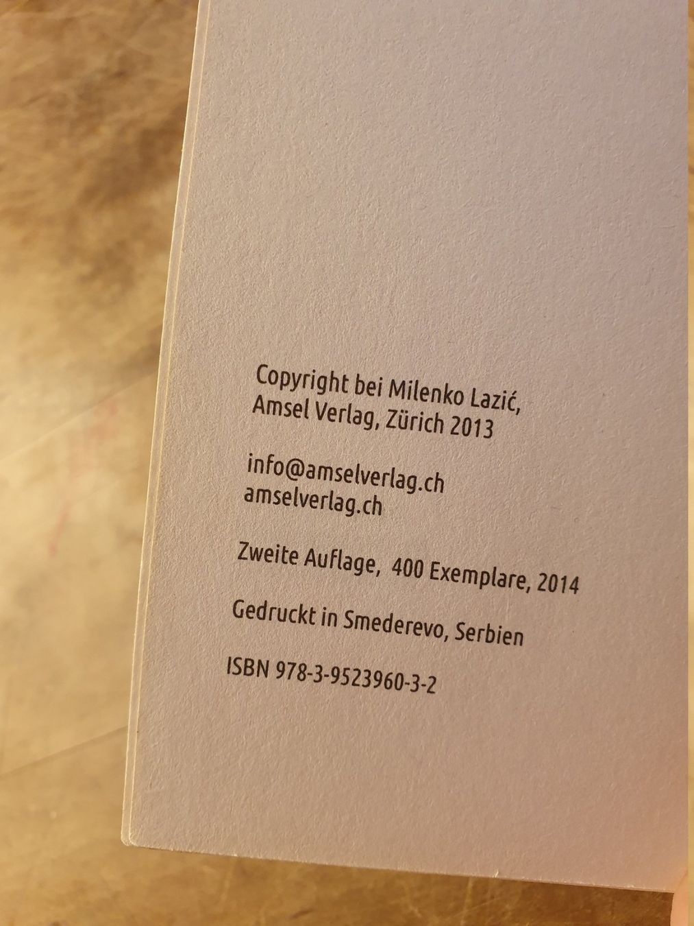 Libri: Zürcher Syndrom - Milenko Lazic – Usato da Zürich venduto da loosebone 2