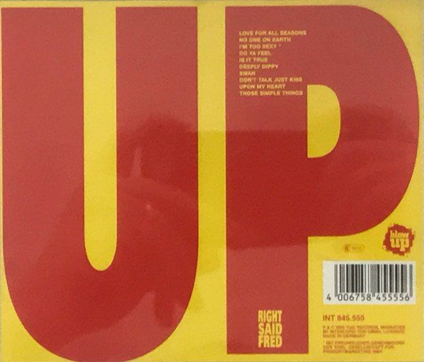 CD: CD Right Said Fred - Up (1992) – Usato da Möriken AG venduto da mineralia 1