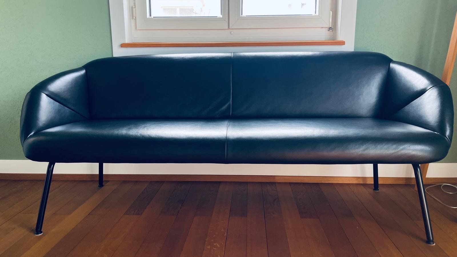 Interio Divani: Designer Leder Sofa in sehr gutem Zustand – Usato da Winterthur venduto da urs_y27y 1