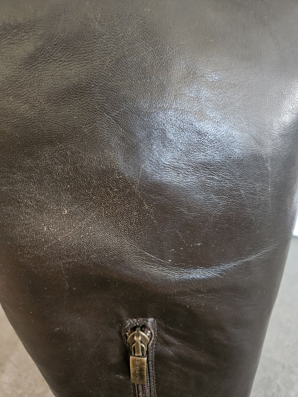 Scarpe da donna: Bottes en cuir marron foncé Viola Fonti – Usato da Bussigny venduto da niwa_mikan 6