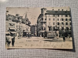 Ansichtskarte St. Gallen Hechtplatz 1903