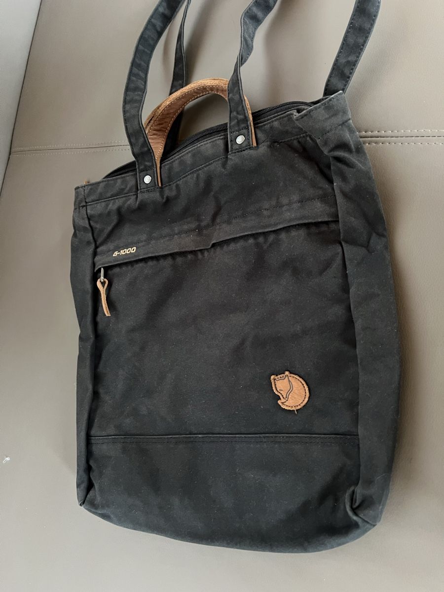 Fjällräven Zaini: Fjällräven Tote Bag, schwarz – Usato da Büsserach venduto da LineCa