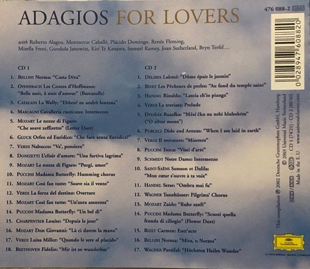 CDs: Adagios for Lovers – D'occasion à Grüningen par azulblanco 1
