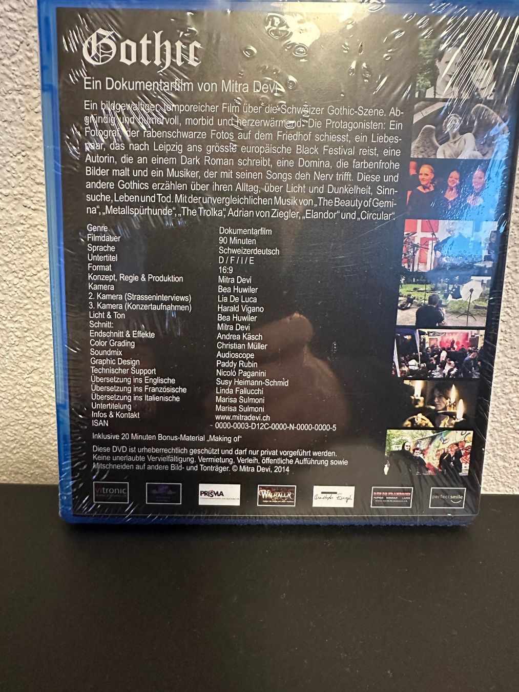 Tous les DVDs: Gothic - Ein Dokumentarfilm von Mitra Devi – D'occasion à Freudwil par Feenland2010 1