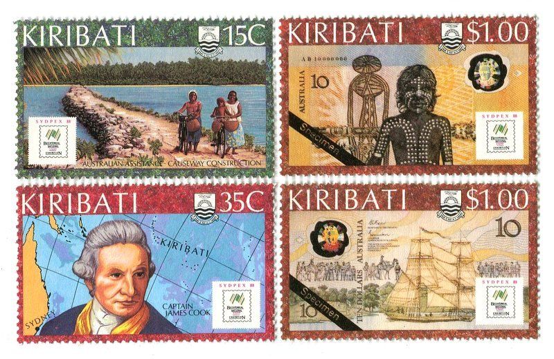 Alle Briefmarken: Briefmarken "Schiffe. James Cook". Kiribati – Neu und originalverpackt aus Basel von Butsch5