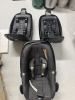 2 isofix Stationen + 1 Schale