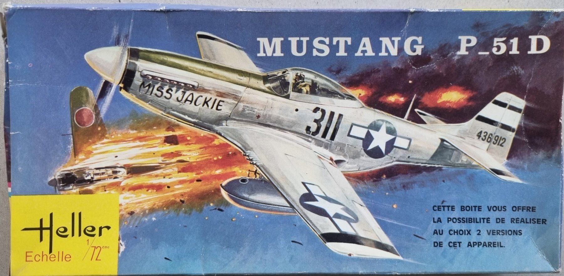 Heller Kit di modellismo & Modellini statici: 1/72 Heller P-51D (085) – Usato da Grand-Lancy venduto da LFW