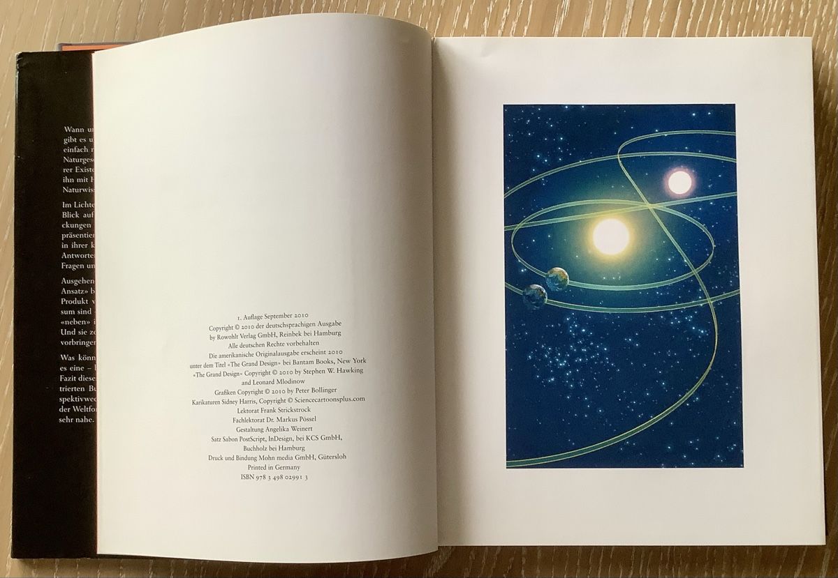 Libri: Stephen Hawking - Leonard Mlodinow - Der grosse Entwurf – Usato da Züberwangen venduto da benjause 4