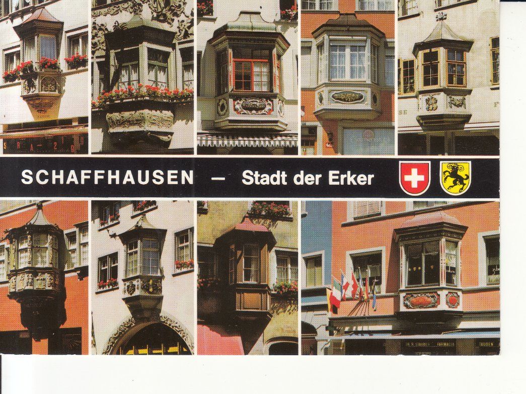 Cartoline postali: Schaffhausen ca. 1970 – Usato da Bürglen TG venduto da StampGraf