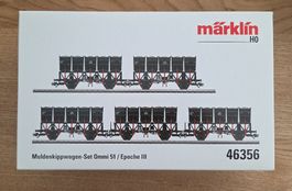 Märklin 46356 Muldenkippwagen-Set Ommi 51