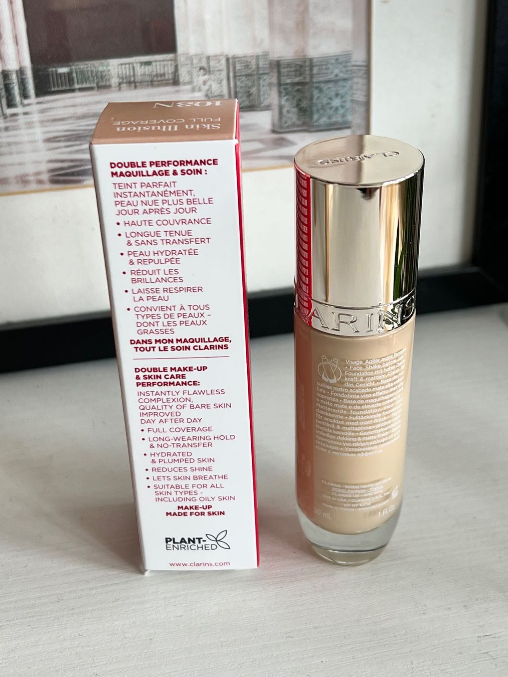 Clarins Make-up: Clarins Skin Illusion Full Coverage Foundation 103N – Gebraucht aus Effretikon von YaMn 2