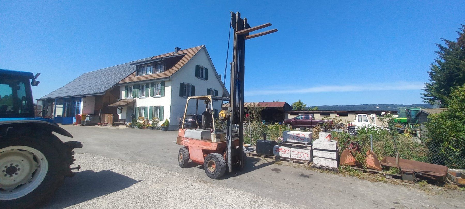Linde Carrelli elevatori e a forche: Stapler, Gabelstapler, Dieselstapler, Gegengewichtstapler – Difettoso da Buch b. Frauenfeld venduto da Girsberg 2