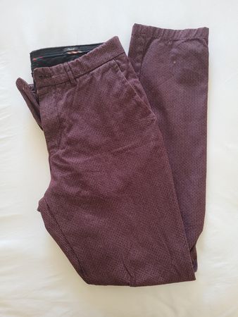 33. pantalon Scotch&Soda bordeaux, taille 32/32