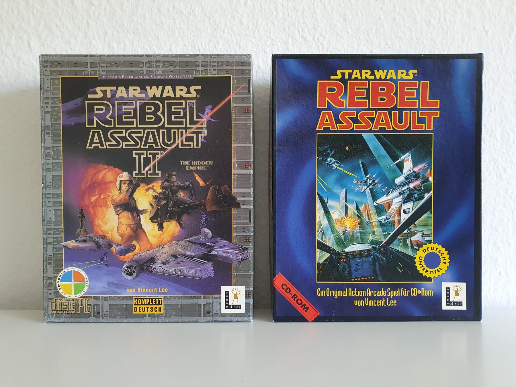 Giochi: PC Games Star Wars: Rebel Assault 1+2 1993-95 Big Box Bundle – Usato da Greifensee venduto da perfectioN88 1