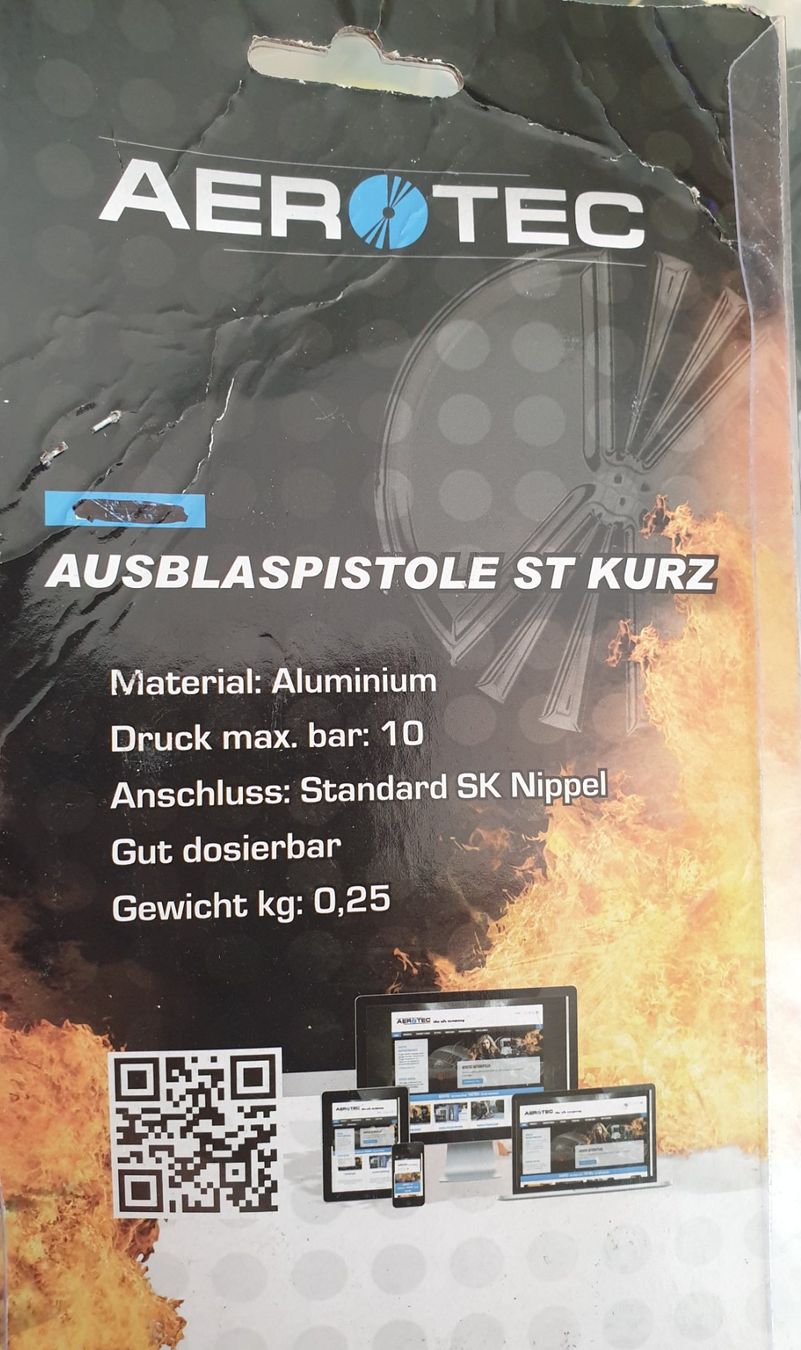 Alle Werkzeuge: Ausblaspistole St kurz – Neu und originalverpackt aus Horw von Arta20000 1