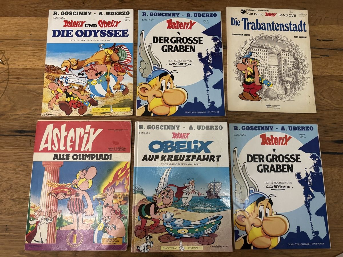 Fumetti: Asterix Comic Sammlung Lot 60-80er – Usato da Oetwil an der Limmat venduto da misssenzapensieri 1